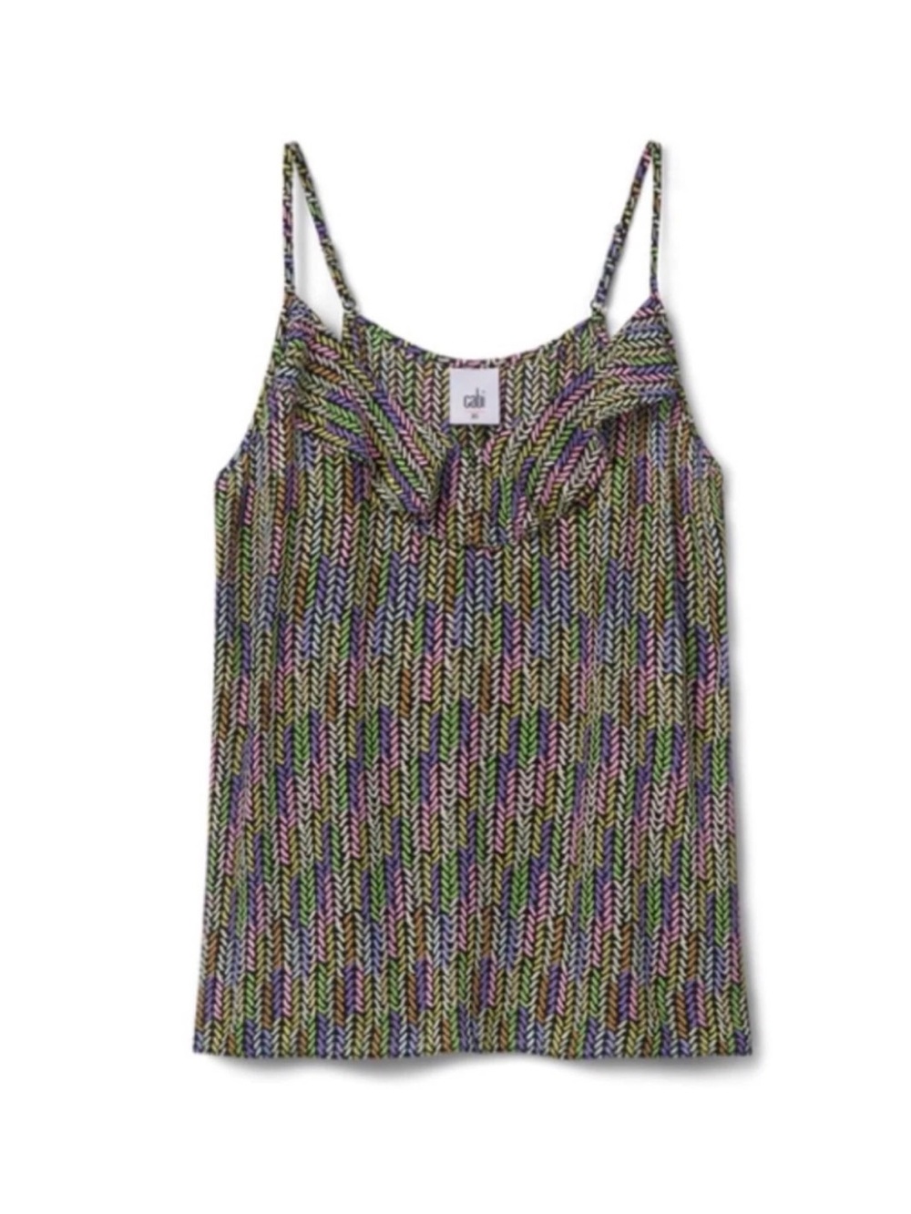CAbi TOGETHER 3 piece SET Skirt & 2 tops Multicolor Knit Print Medium NWOT - Picture 2 of 5